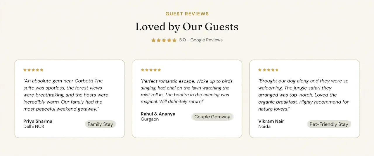 Online safari booking process for Jim Corbett National Park