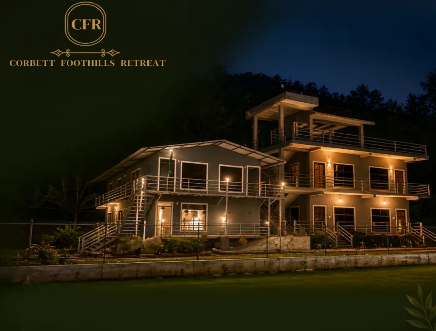 Corbett Foothills Retreat landscape surrounded by forest